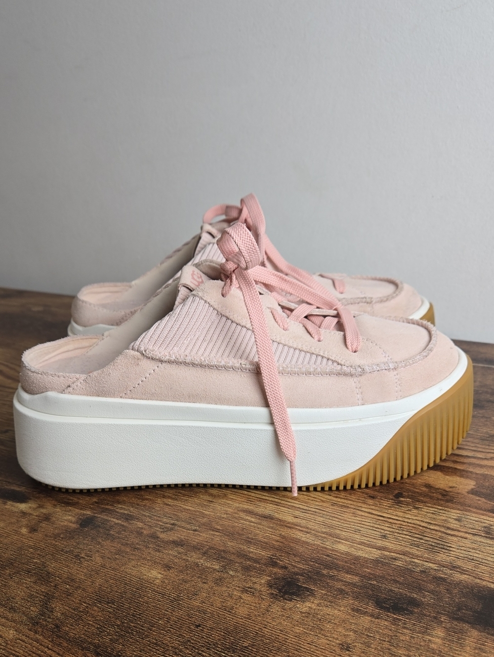 Ugg EZ-DUZZIT Mule Slip On TEACUP ROSE Suede US 8 /UK 6 /EU 39 Sneaker Shoes